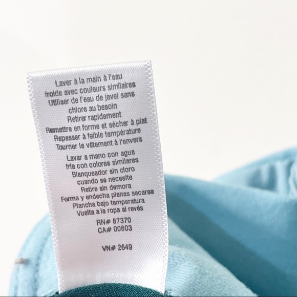 ALO Yoga Blue Green Range Mesh Crop Leggings Size Small - Picture 8 of 8